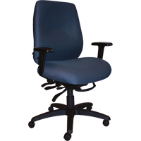 Chaises ergonomiques robustes Cierra , Tissu, Bleu, Capacit&eacute; 400 lb GTA Hardware Inc