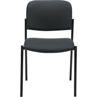 Chaises sans accoudoirs empilables, Tissu, Hauteur 32", Capacit&eacute; 300 lb, Charbon GTA Hardware Inc