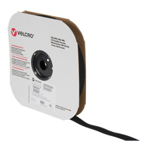 Ruban d'attaches, Boucle, 25 vg x 1", Cousu, Noir GTA Hardware Inc