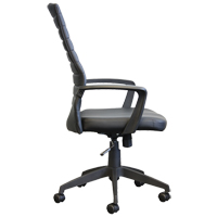Activ A-128 Office Chair, Polyurethane, Black, 275 lbs. Capacity GTA Hardware Inc