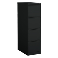 Classeur vertical, Acier, 4 tiroirs, 15-1/7" la x 25" p x 52" h, Noir GTA Hardware Inc