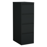 Classeur vertical, Acier, 4 tiroirs, 18-1/7" la x 25" p x 52" h, Noir GTA Hardware Inc