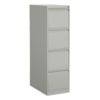 Classeur vertical, Acier, 4 tiroirs, 15-1/7" la x 25" p x 52" h, Gris GTA Hardware Inc