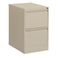 Classeur vertical, Acier, 2 tiroirs, 18-1/7" la x 25" p x 29" h, Beige GTA Hardware Inc