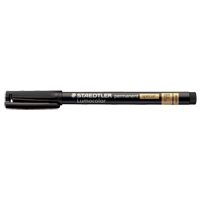 Lumocolor&reg; Permanent Marker, Black, Fine Tip GTA Hardware Inc