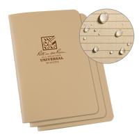 Notebook, Soft Cover, Tan, 48 Pages, 4-5/8" W x 7" L GTA Hardware Inc