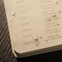Bound Book, Hard Cover, Tan, 160 Pages, 4-5/8" W x 7-1/4" L GTA Hardware Inc