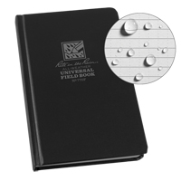 Bound Book, Hard Cover, Black, 160 Pages, 4-5/8" W x 7-1/4" L GTA Hardware Inc