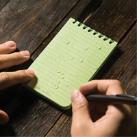 Pocket Top-Spiral Notebook, Soft Cover, Green, 100 Pages, 3" W x 5" L GTA Hardware Inc