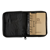 Field Planner Starter Kit, Soft Cover, Black, 0 Pages, 4-5/8" W x 7" L GTA Hardware Inc