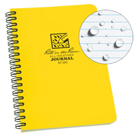 Side-Spiral Notebook, Soft Cover, Yellow, 64 Pages, 4-5/8" W x 7" L GTA Hardware Inc