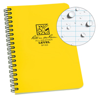 Side-Spiral Notebook, Soft Cover, Yellow, 64 Pages, 4-5/8" W x 7" L GTA Hardware Inc