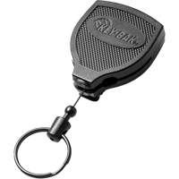 Super48 Heavy-Duty Retractable Key Holder, Polycarbonate, 48" Cable, Belt Clip Attachment GTA Hardware Inc