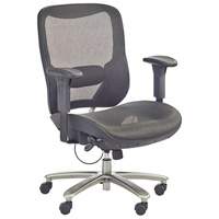 Economical Big & Tall Chair, Mesh, Black, 450 lbs. Capacity GTA Hardware Inc