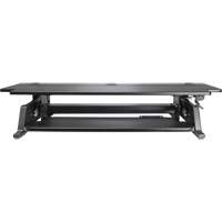 Goya Sit-Stand Workstation, Desktop Unit, 20" H x 42" W x 16" D, Black GTA Hardware Inc