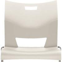 Chaise de formation sans bras Duet, Plastique, Hauteur 33-1/4", Capacit&eacute; 350 lb, Blanc GTA Hardware Inc