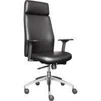 Activ Series High Back Executive Chair, Polyurethane/Vinyl, Black, 275 lbs. Capacity GTA Hardware Inc