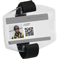 Squids&reg; 3386 Vinyl Armband ID Badge Holder GTA Hardware Inc