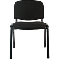 Stacking Chairs, Fabric, 32" High, 250 lbs. Capacity, Black GTA Hardware Inc
