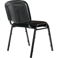 Stacking Chairs, Fabric, 32" High, 250 lbs. Capacity, Black GTA Hardware Inc