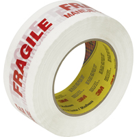 Ruban d'emballage Scotch 3771 avec message, Adh&eacute;sif Thermofusible, 2 mils, 48 mm (1-22/25") x 100 m (328') GTA Hardware Inc