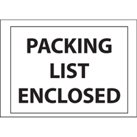 Packing List Envelopes, 4" L x 5" W, Backloading Style GTA Hardware Inc