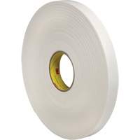 Double-Coated Foam Tape, 66 m (216') L x 18 mm (3/4") W, 60 lbs., Polyethylene GTA Hardware Inc