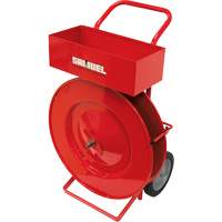 Strapping Dispenser, Polyester/Steel/Polypropylene Straps, 16" Core Dia., 2.875" Roll Width GTA Hardware Inc