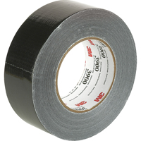 Rubans adh&eacute;sifs 3900 color&eacute;s de cat&eacute;gorie &eacute;conomique, 8 mils, Noir, 48 mm (2") x 55 m (180') GTA Hardware Inc