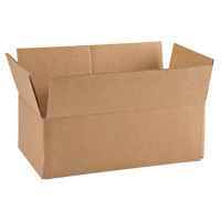 Boîte en carton ondul&eacute;, 12" lo x 6" la x 4" h, ondulations C GTA Hardware Inc