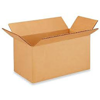 Boîte en carton ondul&eacute;, 8" lo x 4" la x 4" h, ondulations C GTA Hardware Inc