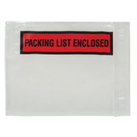 Packing List Envelope, 4-1/2" L x 5-1/2" W, Backloading Style GTA Hardware Inc