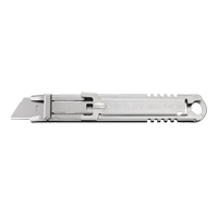 Self-Retracting Safety Knife, 14.5 mm, Stainless Steel, Stainless Steel Handle GTA Hardware Inc
