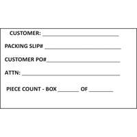 Generic Shipping Label, 4" W x 6" L, White GTA Hardware Inc