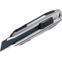 Knife with Auto-Lock, 18 mm, Carbon Steel, Heavy-Duty, Aluminum Handle GTA Hardware Inc