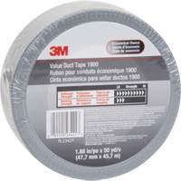 Ruban pour conduit &eacute;conomique 1900, 5,8 mils, Argent, 48 mm (2") x 5,7 m (18,7') GTA Hardware Inc