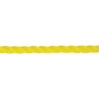 Corde jaune tress&eacute;e 1/4", Polypropyl&egrave;ne, 1300' GTA Hardware Inc