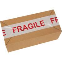 Ruban d'emballage Fragile, Adh&eacute;sif Thermofusible, 2 mils, 48 mm (2") x 100 m (328') GTA Hardware Inc