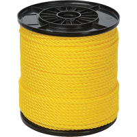 Corde torsad&eacute;e jaune &agrave; trois brins 1/4", Polypropyl&egrave;ne, 550' GTA Hardware Inc