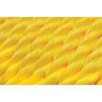 Corde jaune tress&eacute;e, Polypropyl&egrave;ne, 300' GTA Hardware Inc