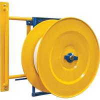 Strapping Dispenser, Polyester/Steel/Polypropylene Straps, 16"/8" Core Dia., 3"/8"/6" Roll Width GTA Hardware Inc