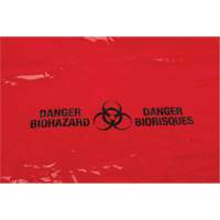 Waste Bags, Bio-Hazard, 50" L x 37" W, 2 mils GTA Hardware Inc