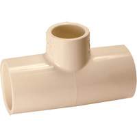 Flowguard Gold&reg; Tee Fitting, Reducing, CPVC, 3/4" x 3/4" x 1" GTA Hardware Inc