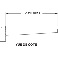 Cantilever Column, Double, 4" W x 10' H GTA Hardware Inc