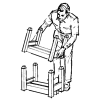 Supports empilables mobiles, 12" la x 16" p, Capacit&eacute; de 2500 lb GTA Hardware Inc