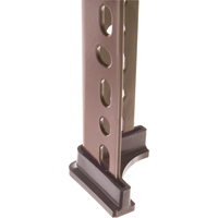 Accessoires pour corni&egrave;res perfor&eacute;es - Pied en plastique (montant simple) GTA Hardware Inc