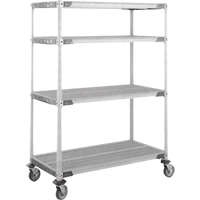 Chariot MetroMax i sur roulettes &agrave; tige, 4 tiers, 18" x 69" x 36", Capacit&eacute; 900 lb GTA Hardware Inc