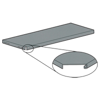 &eacute;tag&egrave;res &agrave; corni&egrave;res perfor&eacute;es - Tablettes, Acier galvanis&eacute;, 48" la x 24" p GTA Hardware Inc