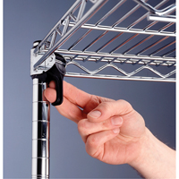 &eacute;tag&egrave;res super ajustables Super Erecta, Ensemble de Ajout, 5 Tablettes, 36" la x 86-5/8" h x 24" p GTA Hardware Inc