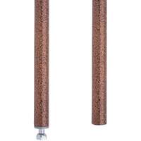 MONTANT ETAGERE STYLISEE34 1/2"H,CUIVRE MARTELE GTA Hardware Inc